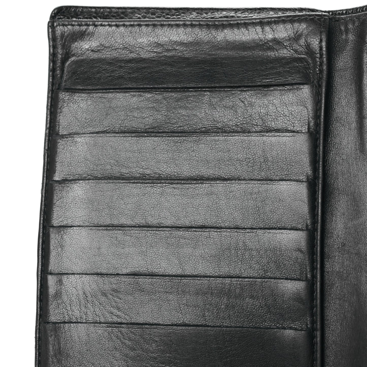 Caviar Timeless CC French Wallet Black