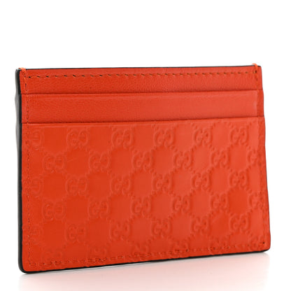 Gucci Microguccissima Card Holder Sun Orange 3 of 6