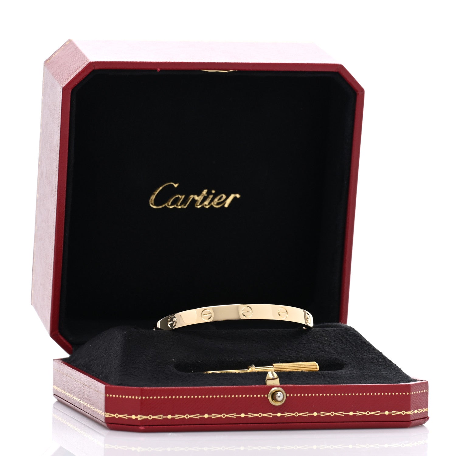 Cartier 18K Yellow Gold LOVE Bracelet 17 8 of 8