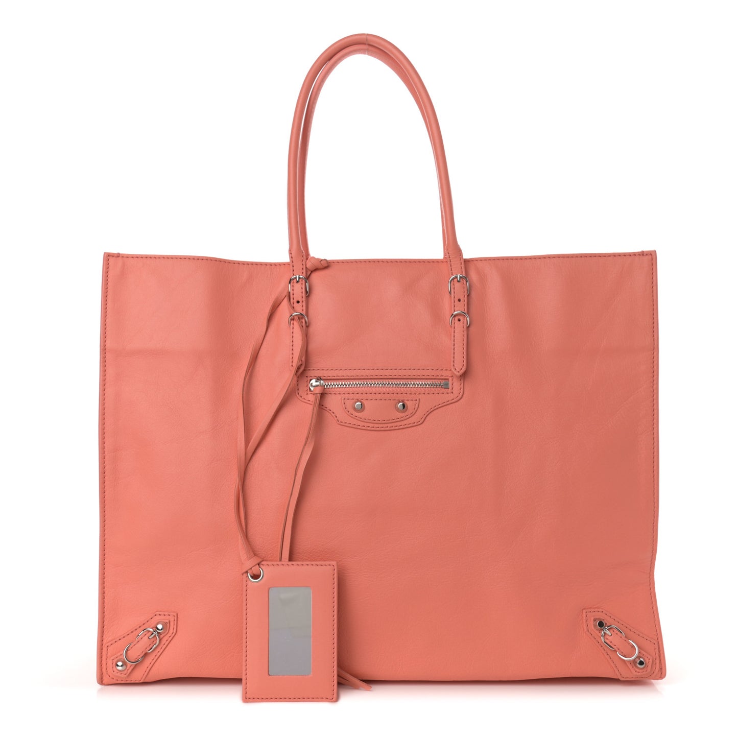 Veau Papier A4 Zip Around Tote Hortensia