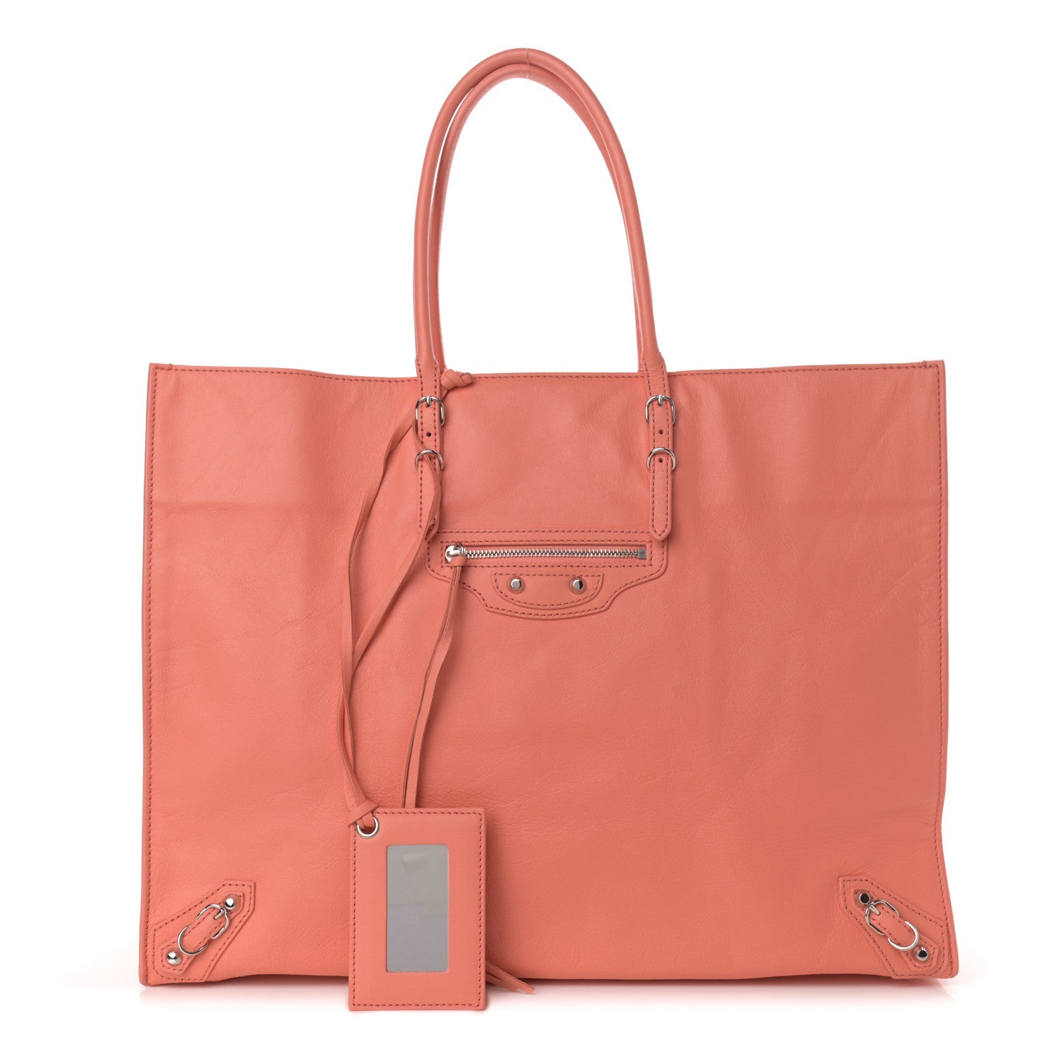 Balenciaga Veau Papier A4 Zip Around Tote Hortensia 1 of 11