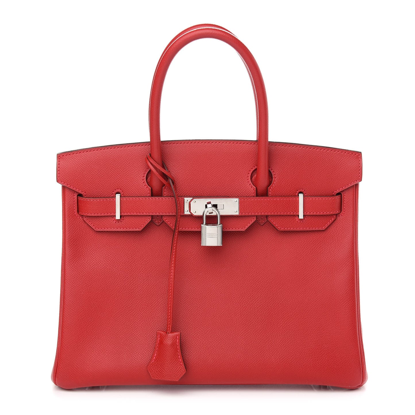 Epsom Birkin 30 Rouge Casaque