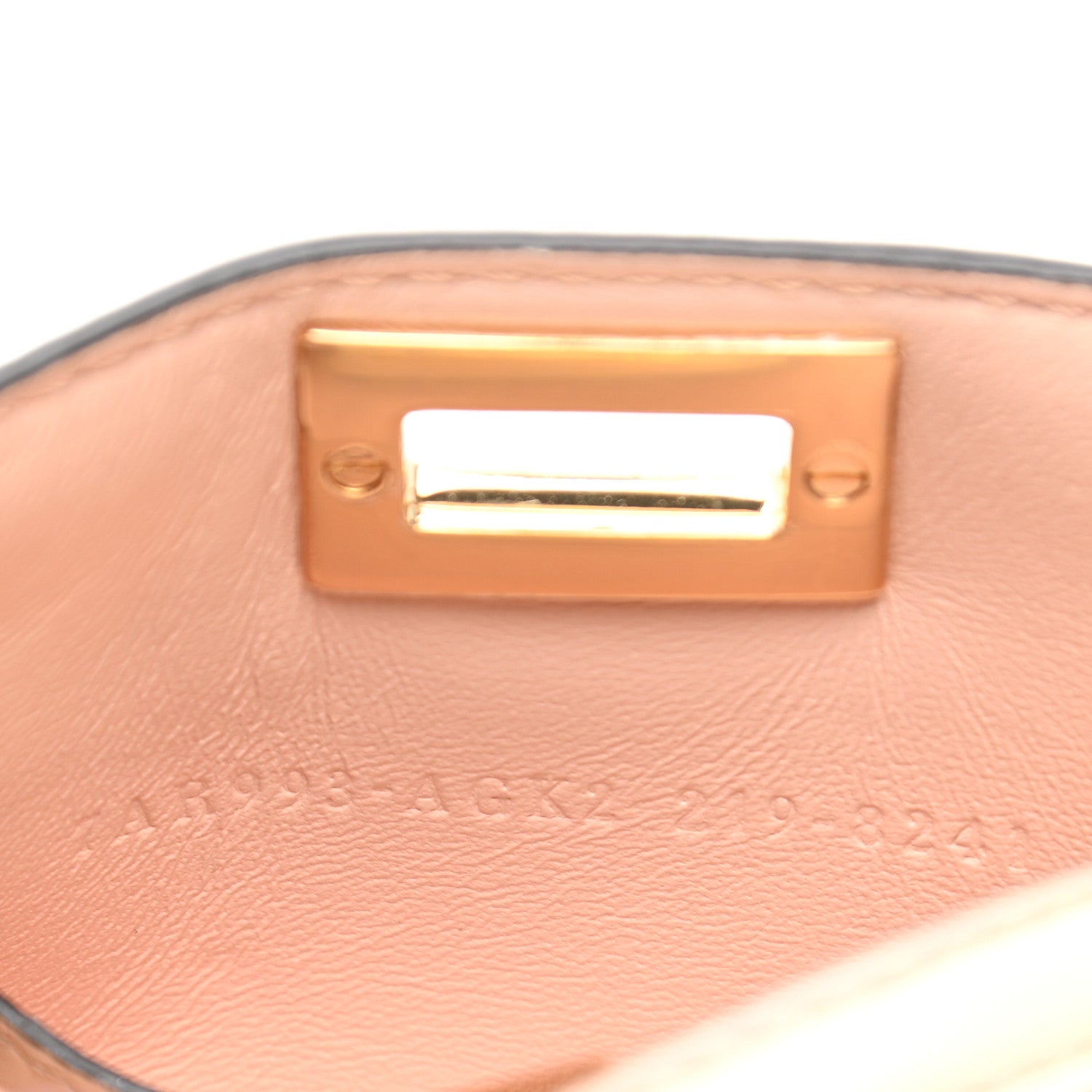 Fendi Nappa Sigma Pico Peekaboo Charm Poudre 7 of 9