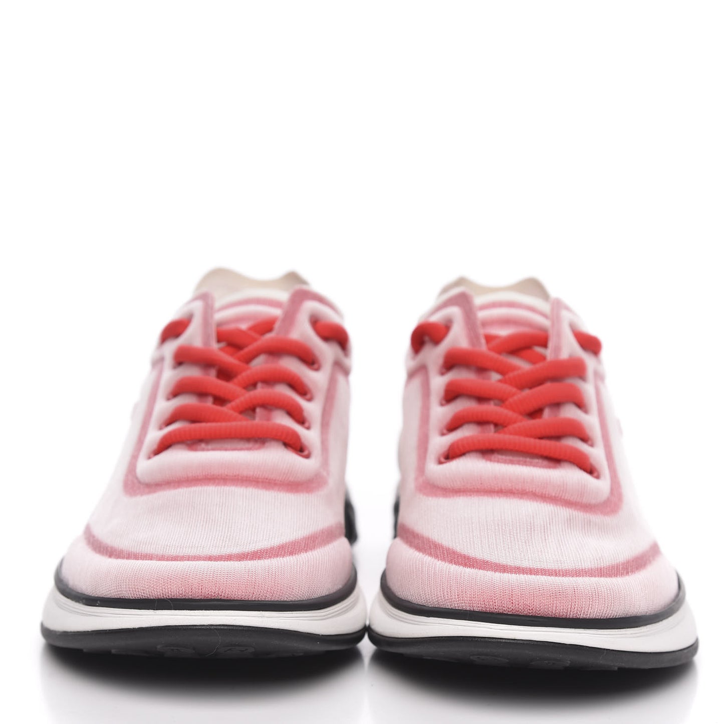 Lycra Fabric CC Sneakers 37 White Red
