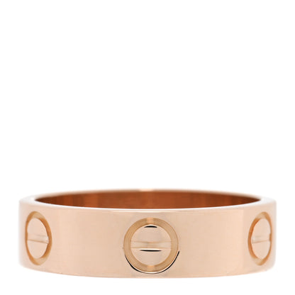 Cartier 18K Pink Gold 5.5mm LOVE Ring 53 6.25 1 of 4