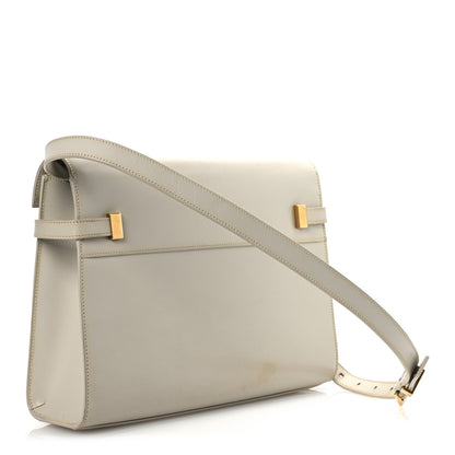 Saint Laurent Smooth Calfskin Manhattan Shoulder Bag Crema Soft 3 of 15