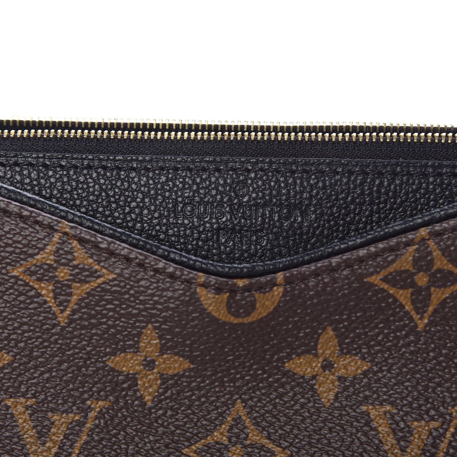 Louis Vuitton Monogram Pallas Clutch Black 8 of 11