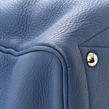 Hermes Taurillon Clemence Victoria II 35 Bleu Brighton 11 of 17