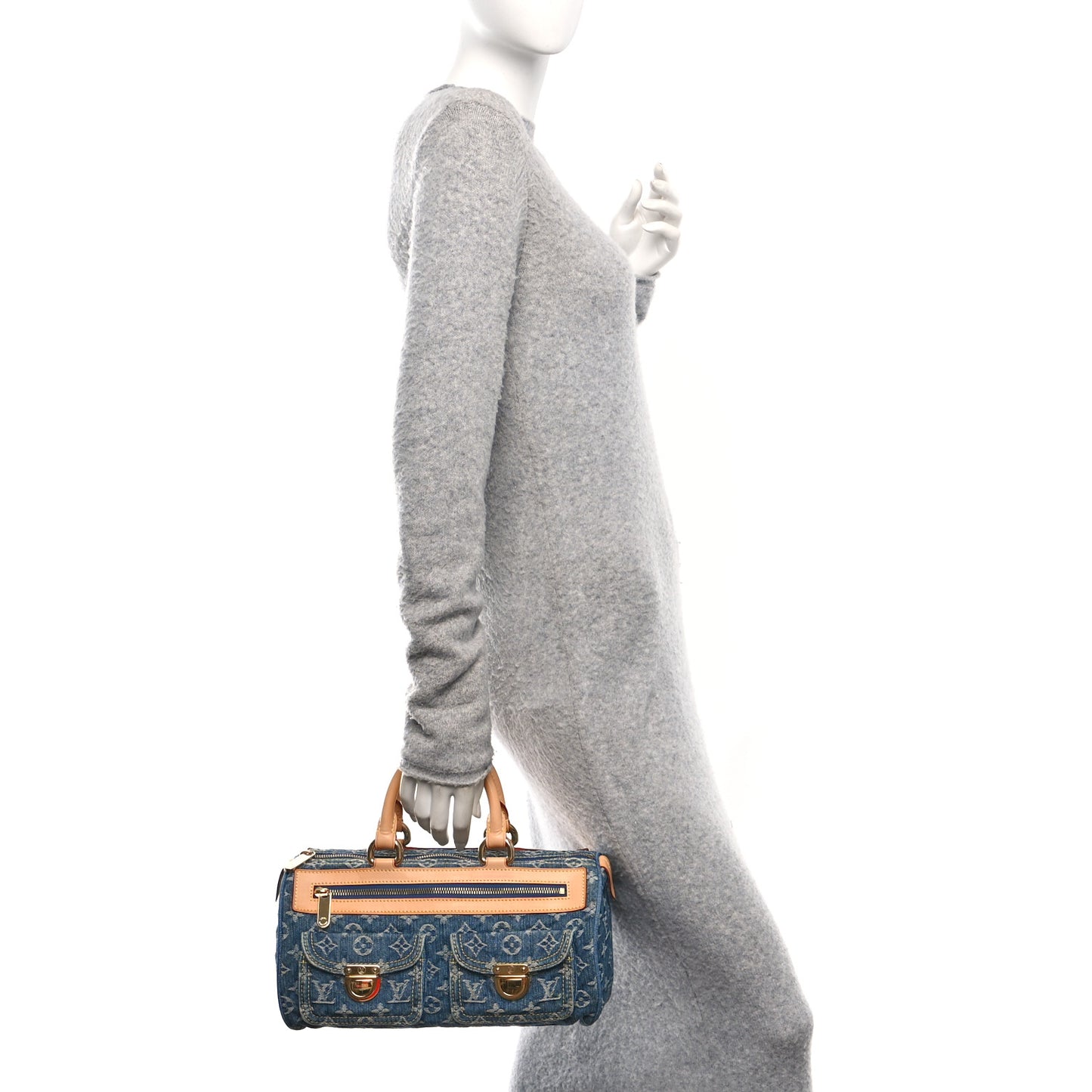 Monogram Denim Neo Speedy Blue