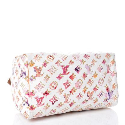 Louis Vuitton Watercolor Aquarelle Speedy 30 White 4 of 30