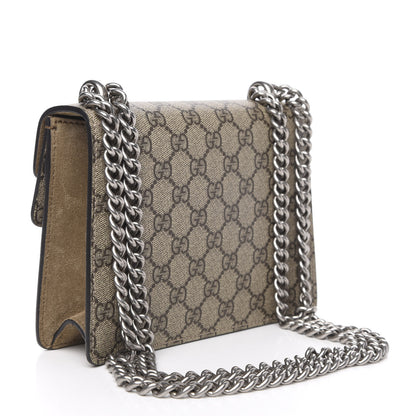 Gucci GG Supreme Monogram Mini Dionysus Shoulder Bag Taupe 3 of 12