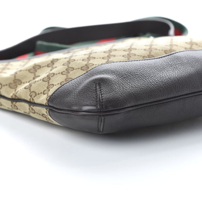 Gucci GG Monogram Web Messenger Bag Dark Brown 7 of 12