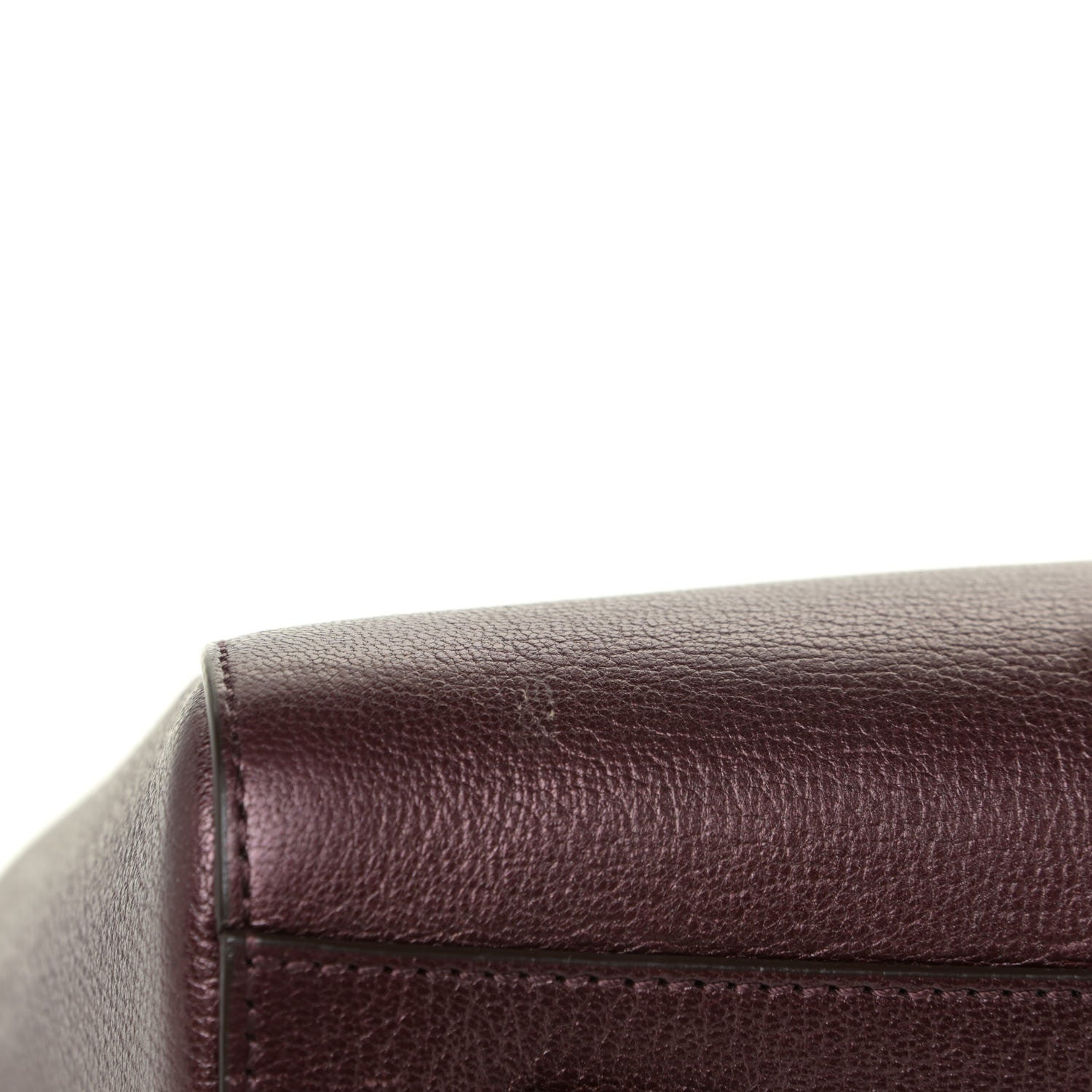 Givenchy Metallic Sugar Goatskin Small Antigona Oxblood 13 of 14