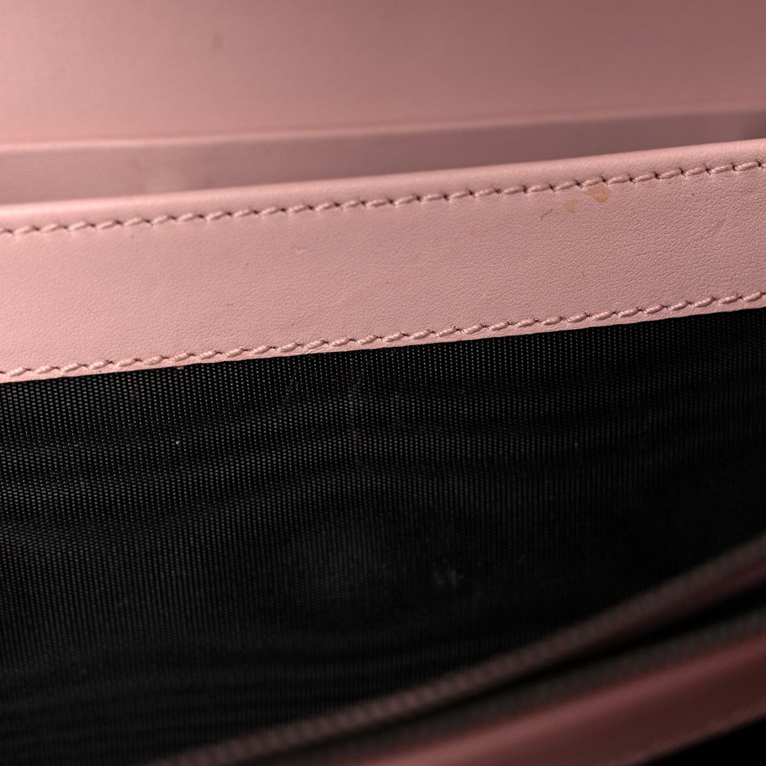 Gucci Calfskin Matelasse GG Marmont Chain Wallet Perfect Pink 12 of 13