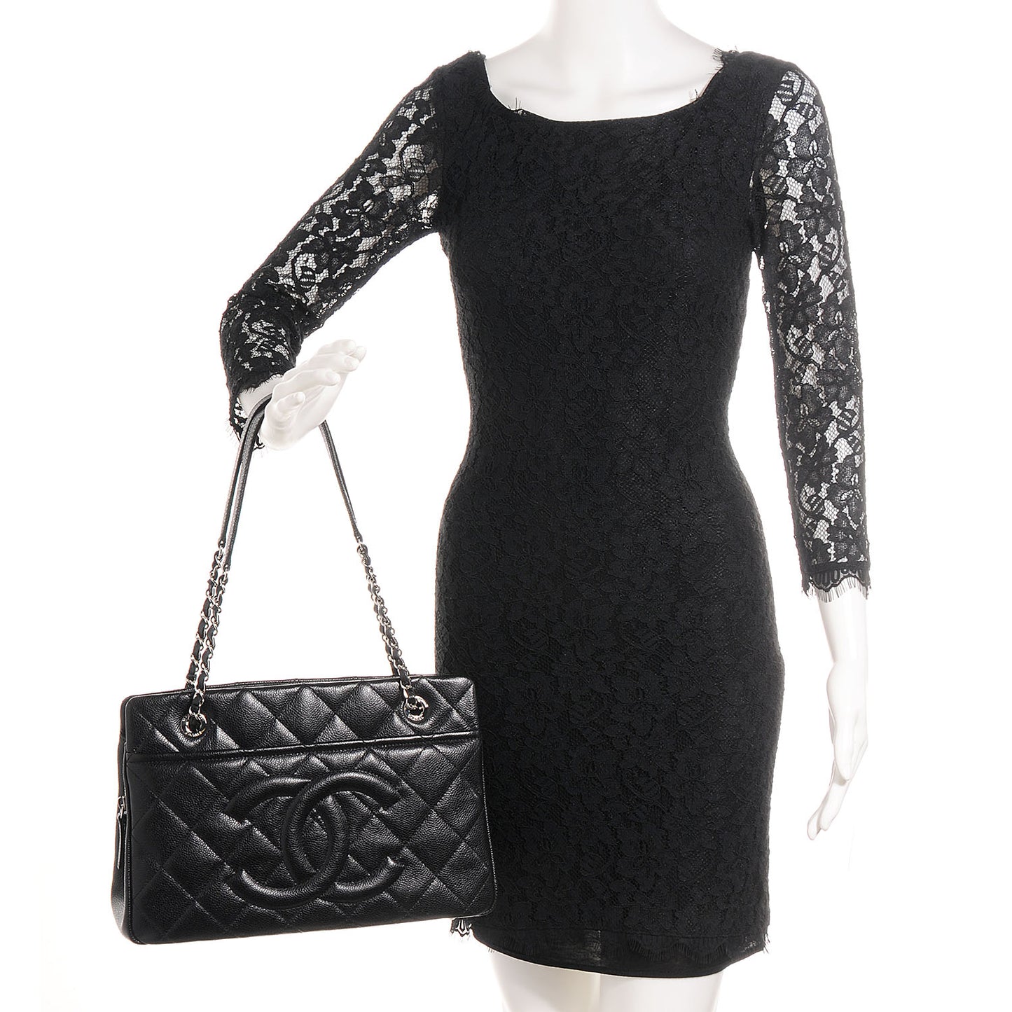 Caviar CC Timeless Tote Black