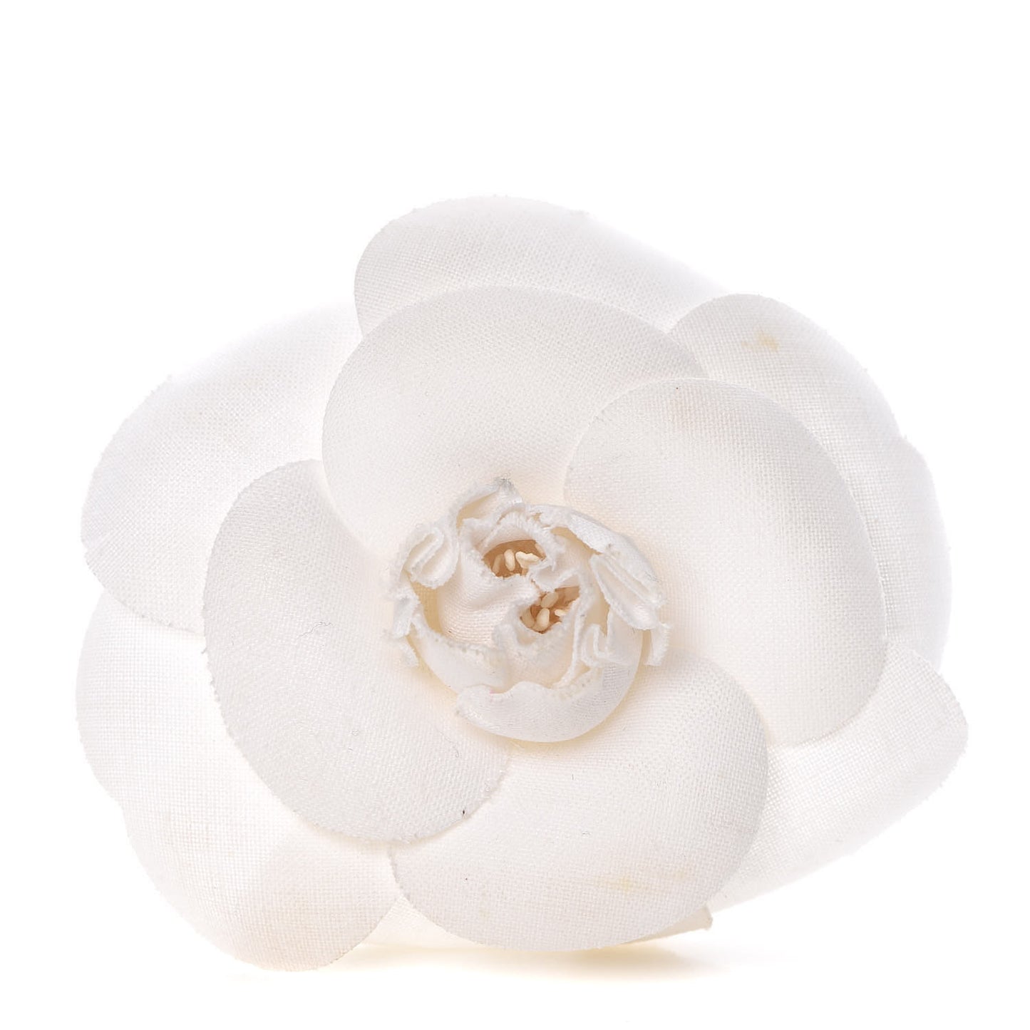 Camellia Brooch Pin White