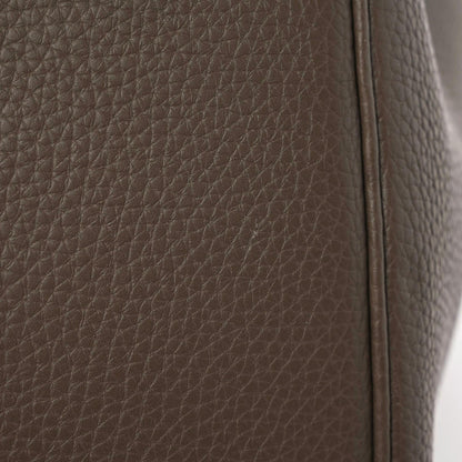Hermes Taurillon Clemence Picotin Lock 26 GM Etoupe 11 of 12