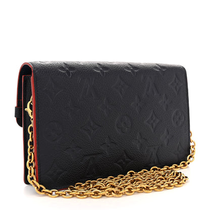 Louis Vuitton Empreinte Vavin Chain Wallet Marine Rouge 3 of 10