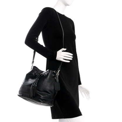 Prada Soft Calf Bucket Bag Nero Black 2 of 9