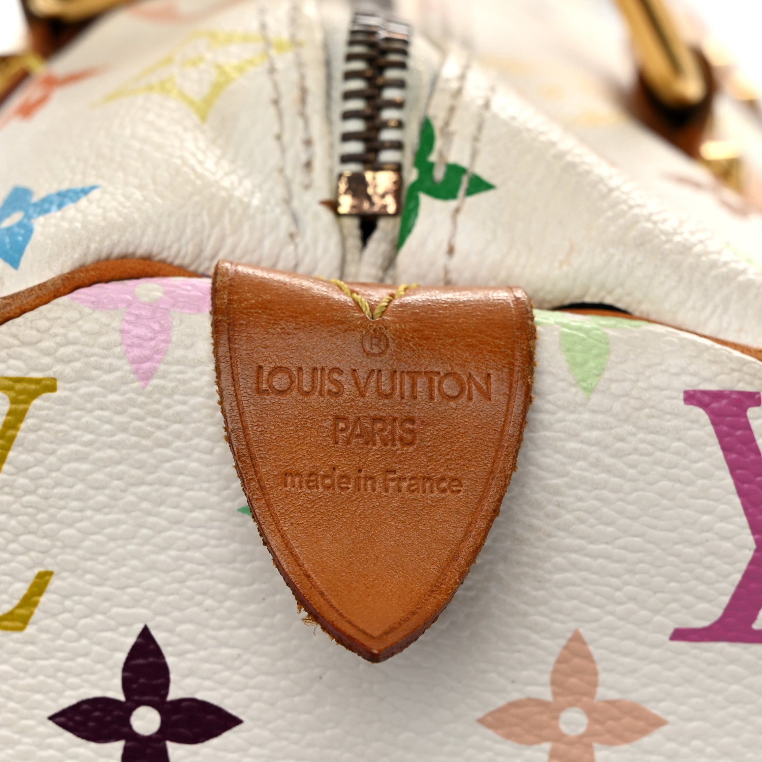 Louis Vuitton Monogram Multicolor Speedy 30 White 5 of 9