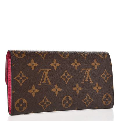 Louis Vuitton Monogram Emilie Wallet Hot Pink 3 of 6