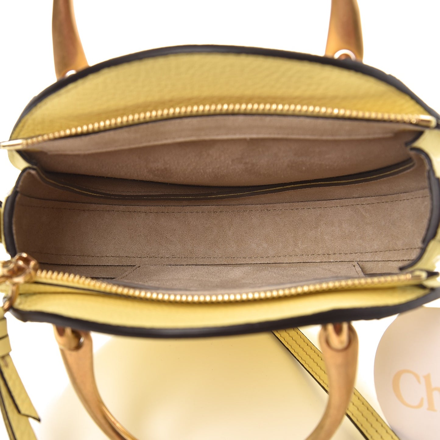 Calfskin Suede Small Pixie Bag Lemonade