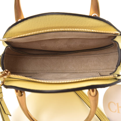 Chloe Calfskin Suede Small Pixie Bag Lemonade 5 of 7