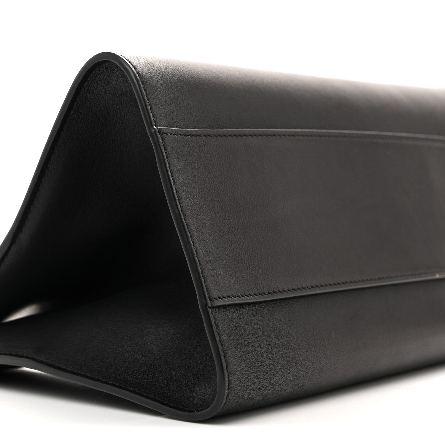 The Row Smooth Calfskin Peggy Bag Black 8 of 9