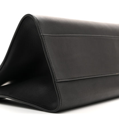 The Row Smooth Calfskin Peggy Bag Black 8 of 9