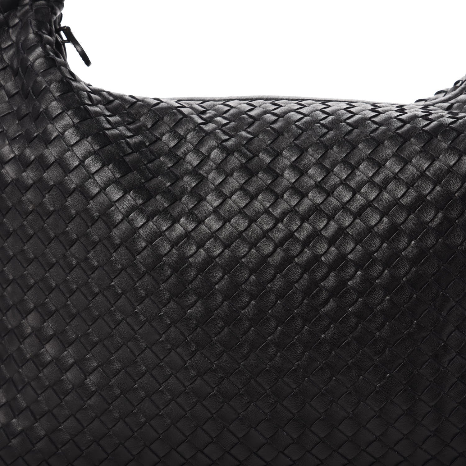Bottega Veneta Nappa Intrecciato Veneta Large Fringed Hobo Black 9 of 9
