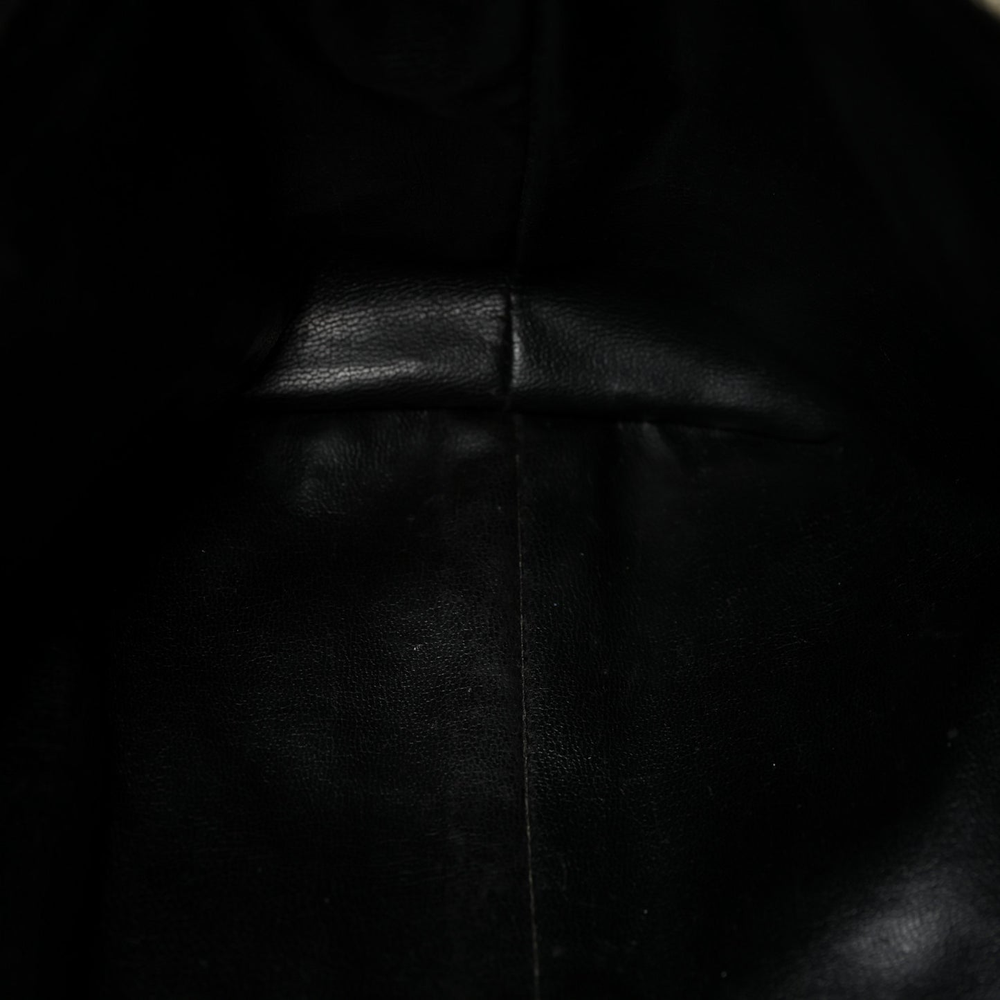 Lambskin Quilted Tote Black