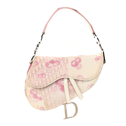 Christian Dior Monogram Floral Saddle Bag Pink 1 of 9