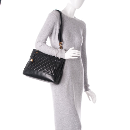 Chanel Lambskin Quilted Shoulder Bag Black 2 of 7
