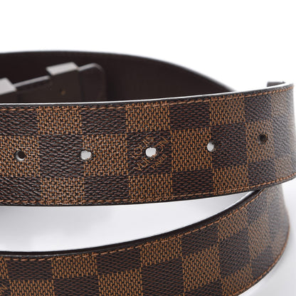 Louis Vuitton Damier Ebene 40mm LV Initiales Belt 90 36 5 of 9