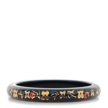 Louis Vuitton Resin Swarovski Medium Inclusion Bracelet PM Navy 1 of 3
