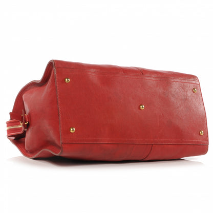 Saint Laurent Sheepskin Large Cabas ChYc Red 4 of 7