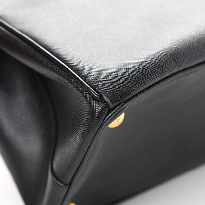 Prada Saffiano Medium Galleria Double Zip Tote Black 15 of 17