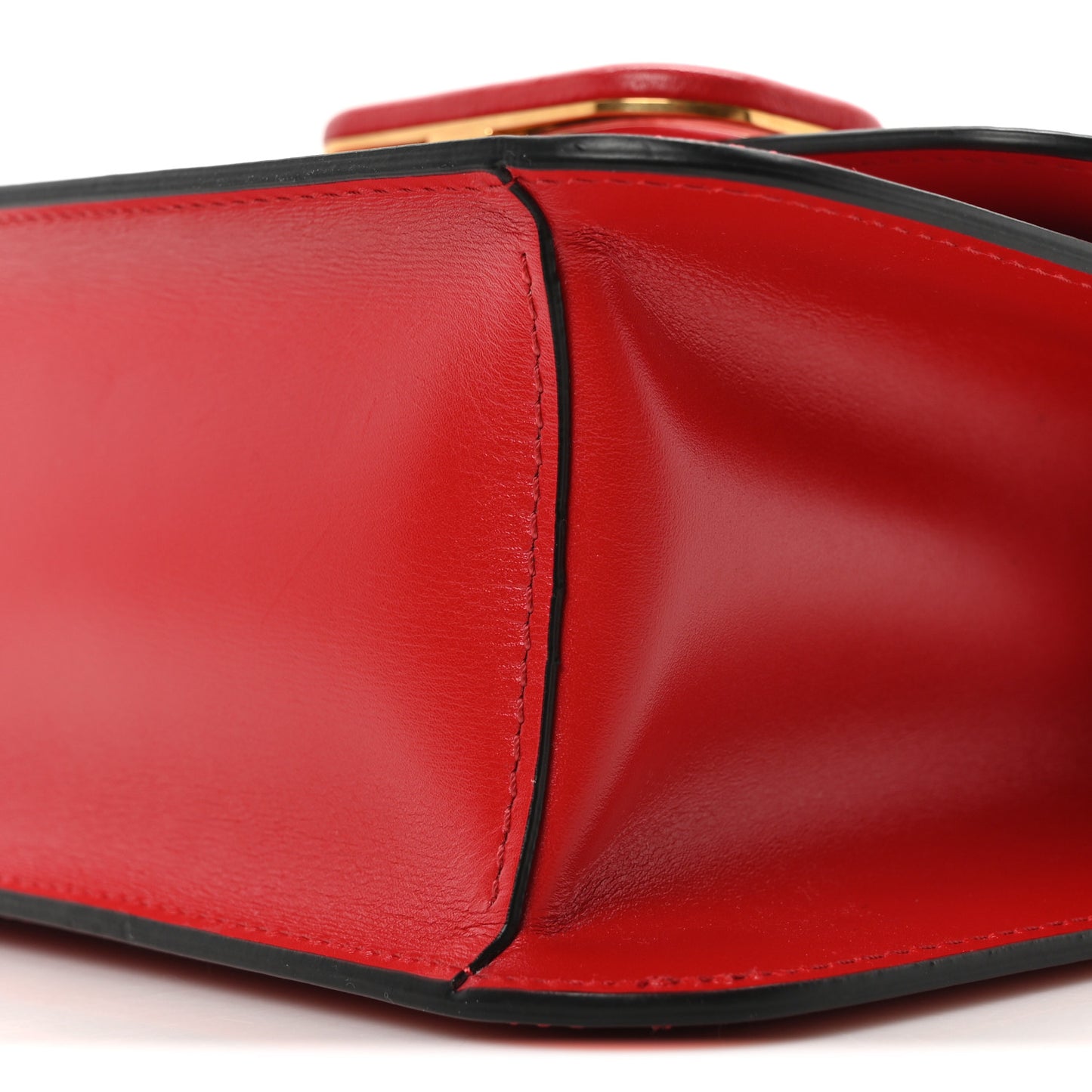Smooth Calfskin Small VSling Shoulder Bag Red