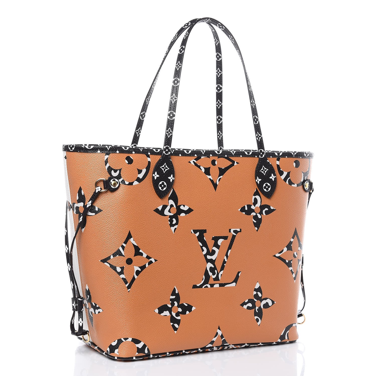 Louis Vuitton Monogram Giant Jungle Neverfull MM Ivory 4 of 11