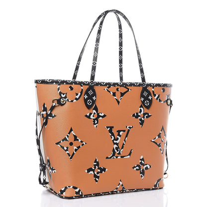 Louis Vuitton Monogram Giant Jungle Neverfull MM Ivory 4 of 11