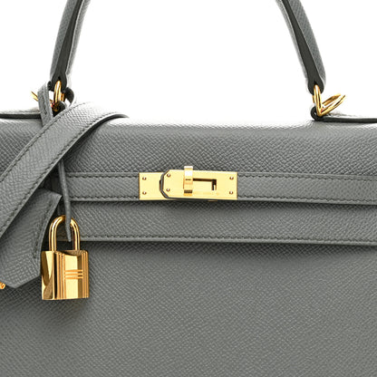 Hermes Epsom Kelly Sellier 25 Vert Amande 8 of 11