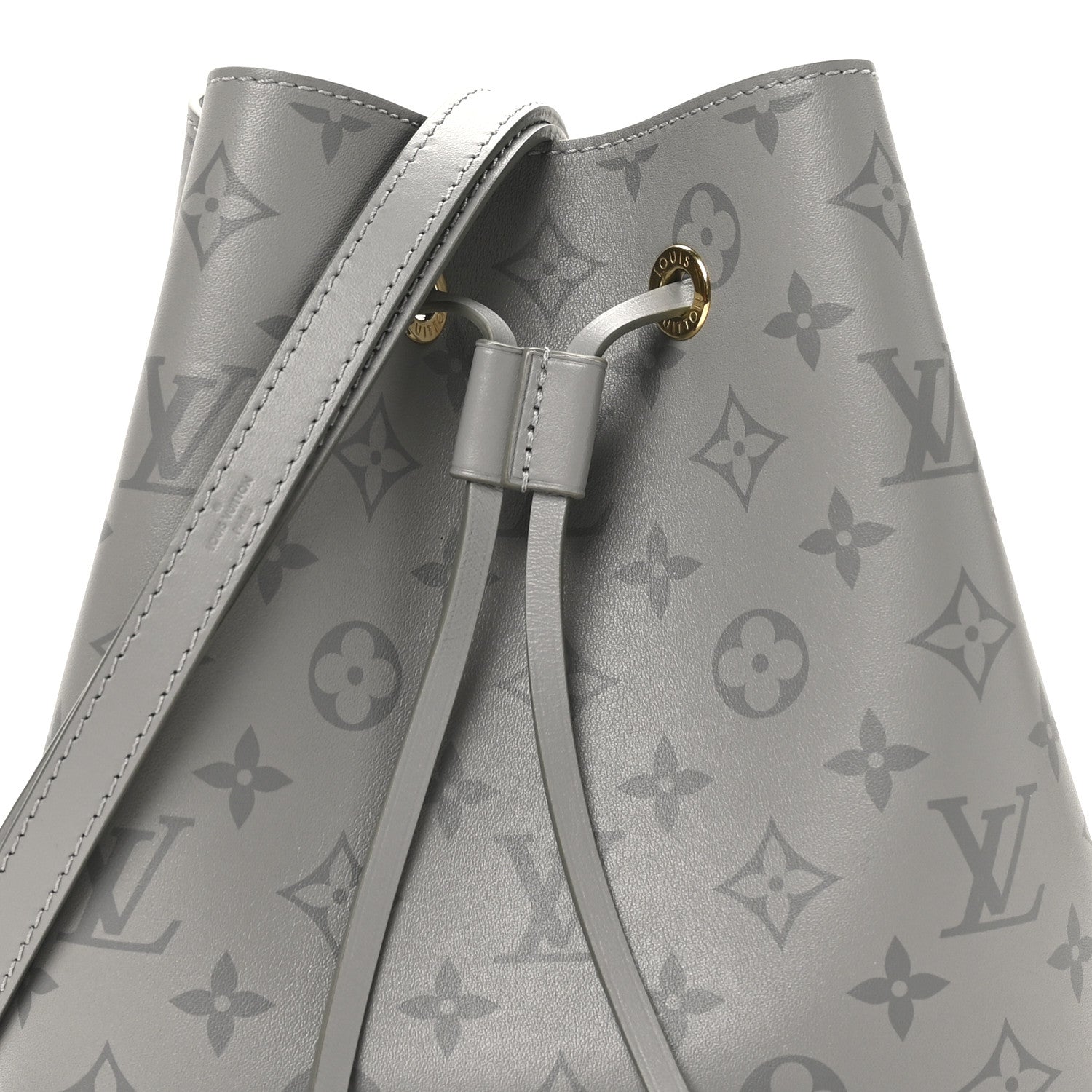 Louis Vuitton Monogram Ink Braided Neonoe BB Trianon Gray 7 of 9