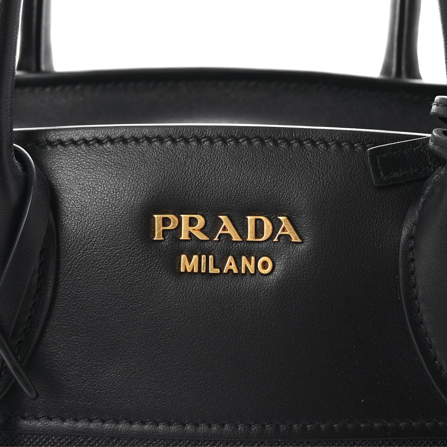 Saffiano City Calfskin Small Esplanade Black