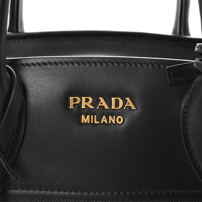 Prada Saffiano City Calfskin Small Esplanade Black 11 of 16