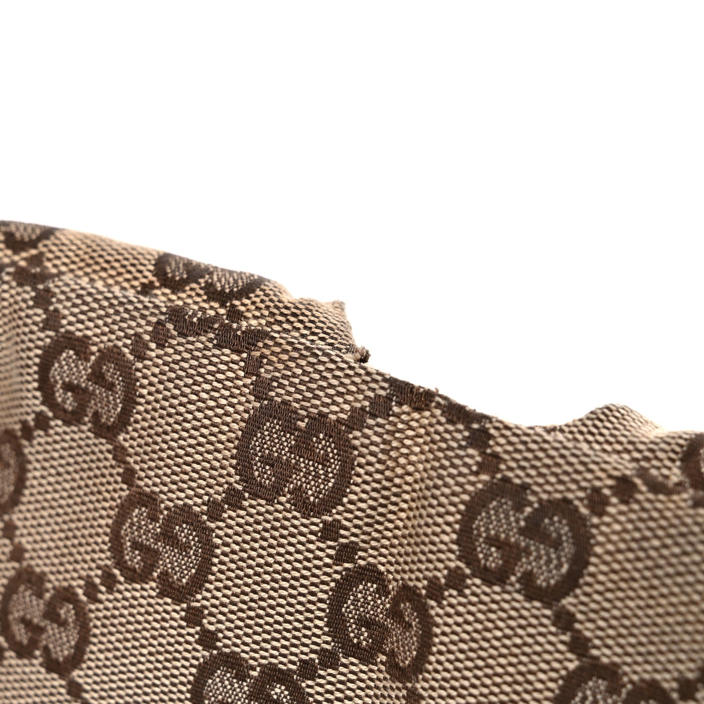 GG Monogram Web Double Pocket Belt Bag Dark Brown