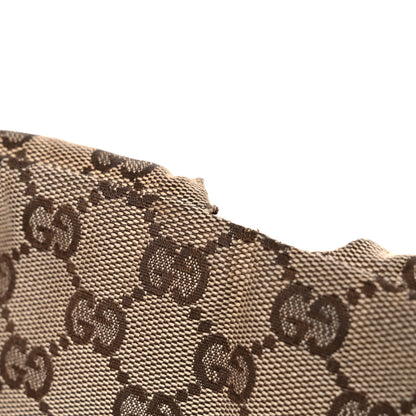 Gucci GG Monogram Web Double Pocket Belt Bag Dark Brown 27 of 29