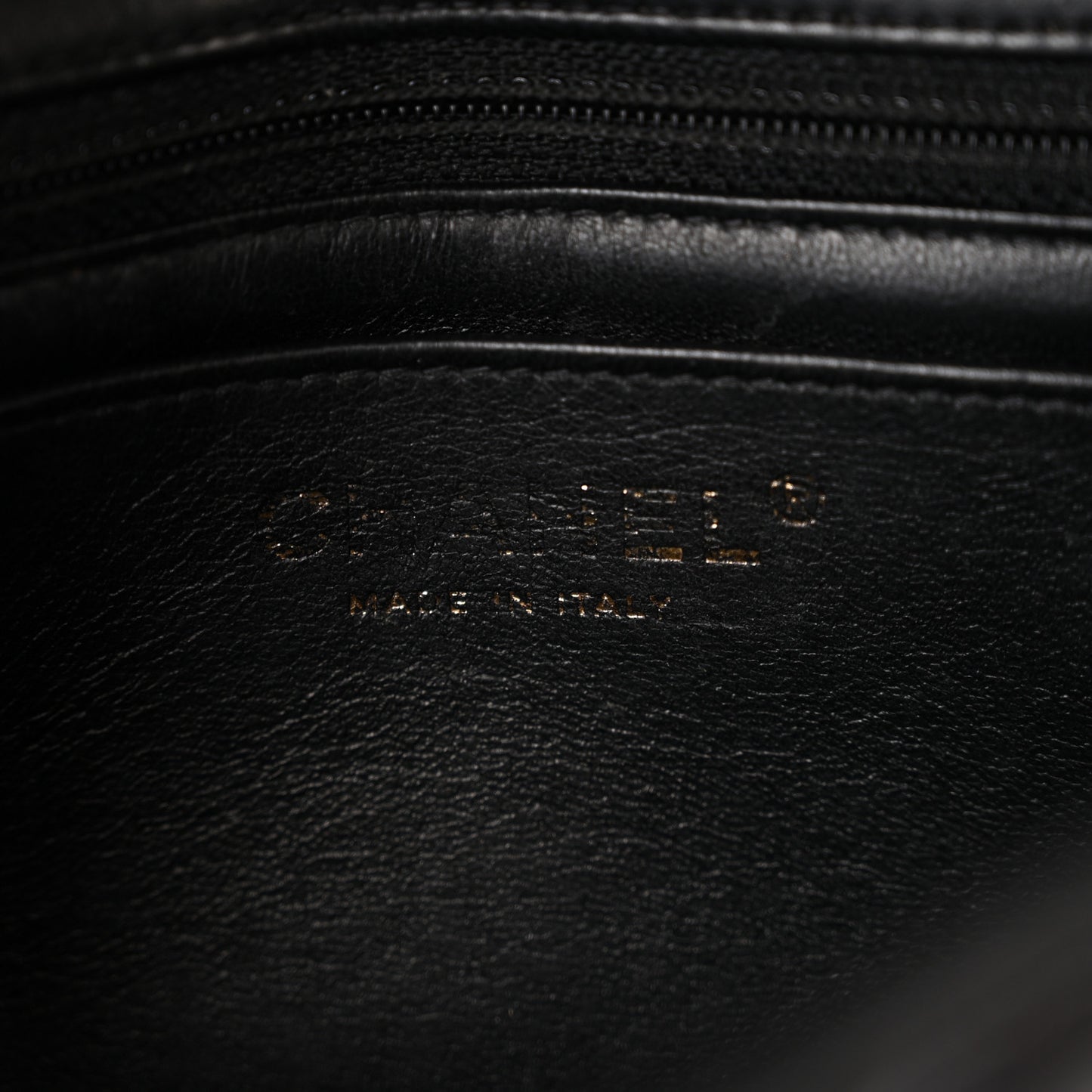 Lambskin Quilted Mini Square Flap Black