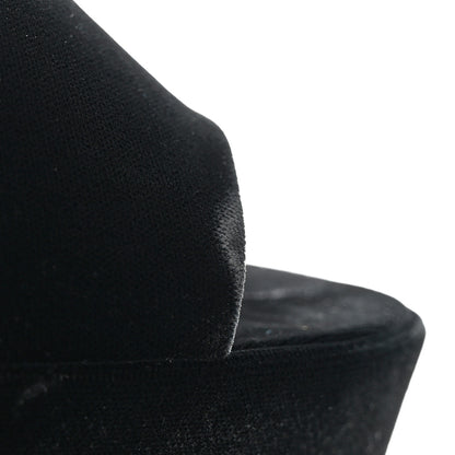 Saint Laurent Velvet Jodie Platform Sandals 38 Black 19 of 19