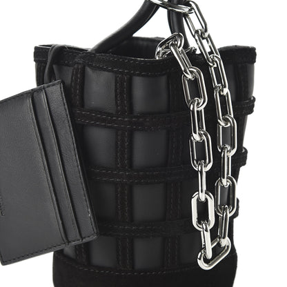 Alexander Wang Suede Calfskin Roxy Mini Bucket Bag Black 9 of 9