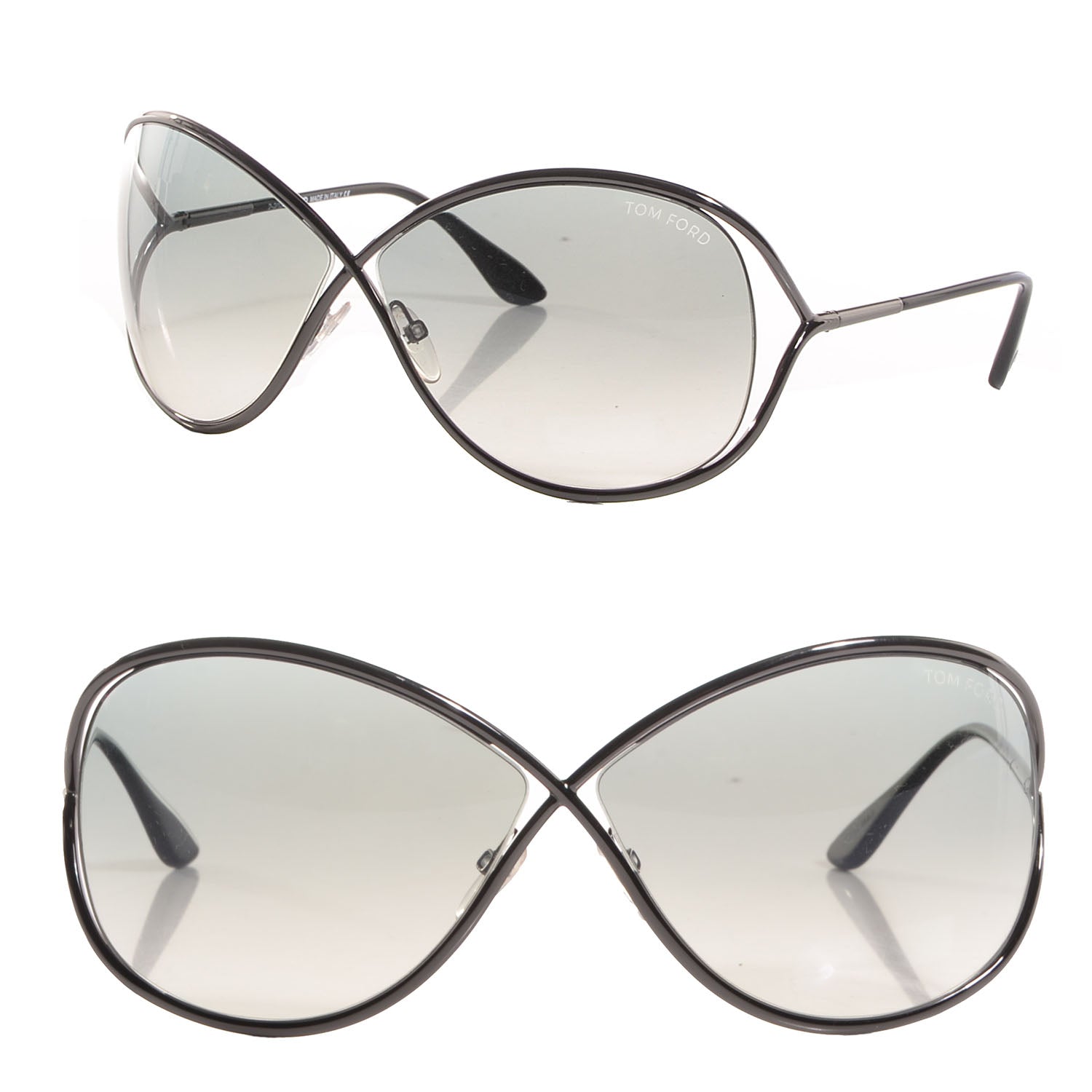 Tom Ford Miranda Crossover Sunglasses TF130 Shiny Bronze 1 of 6